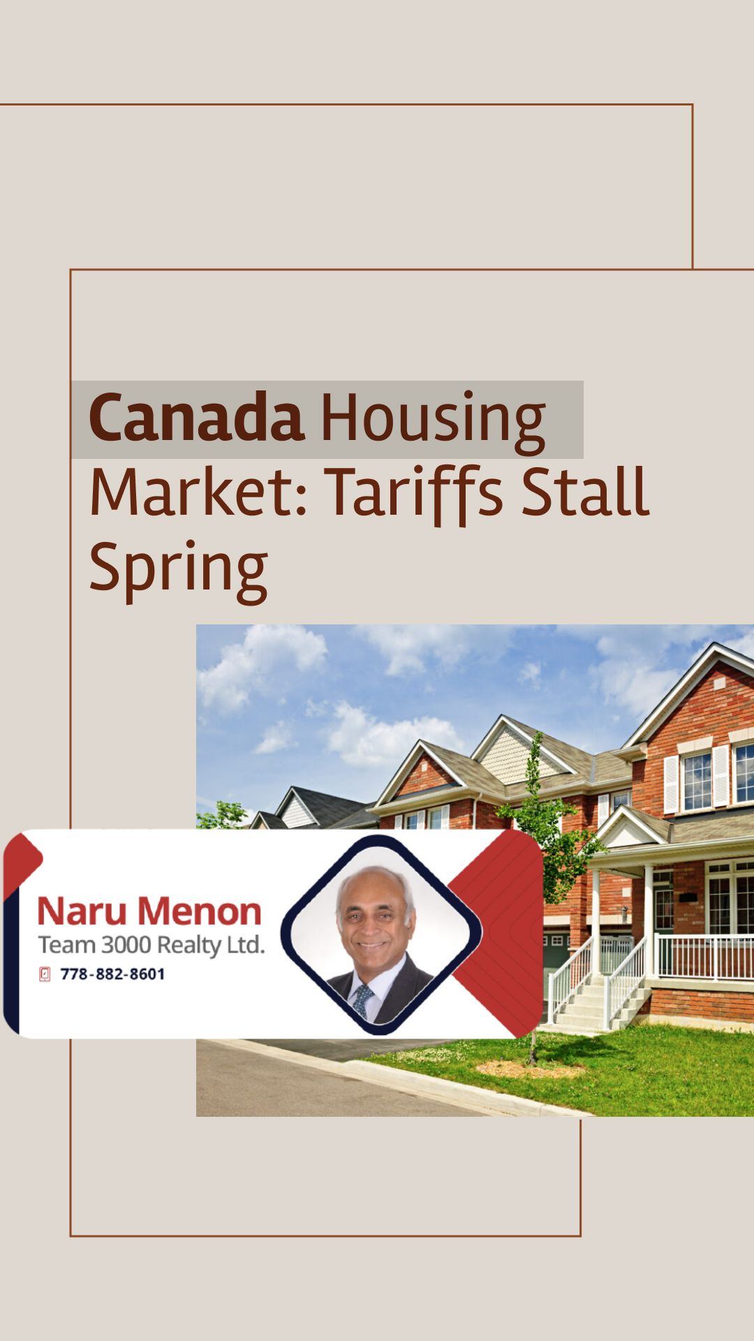 Canada Housing Market: Tariffs Stall Spring