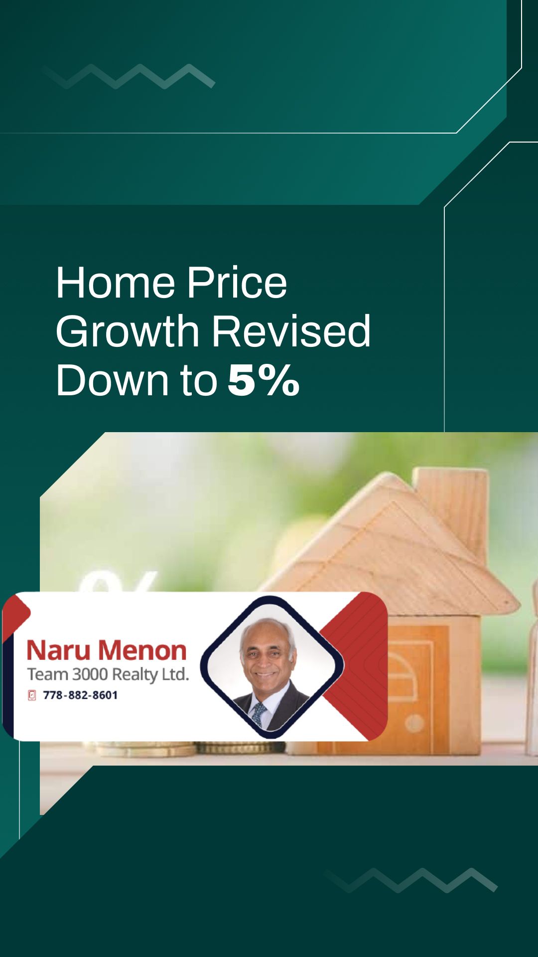 Home Price Growth Revised Down to 5% by Year-End